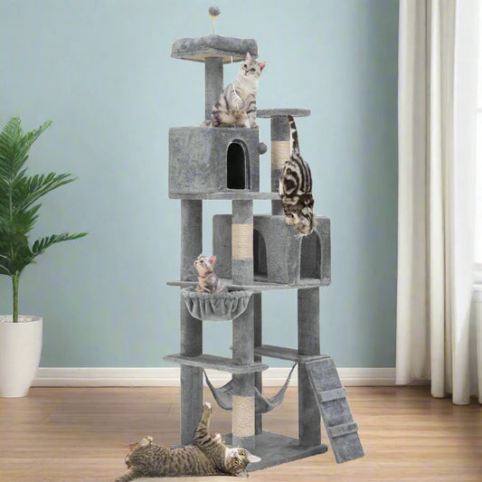 Multi-Level Cat Tree Tower for Indoor Cats